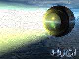 Hugi #17 opening picture by Raven of Defacto2